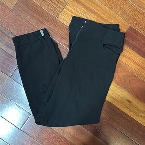 White House Black Market Black Capris with Straight Leg Design